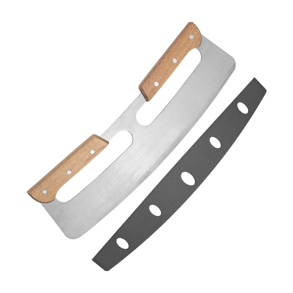 Single / Double-Handle Pizza Rocker Knife