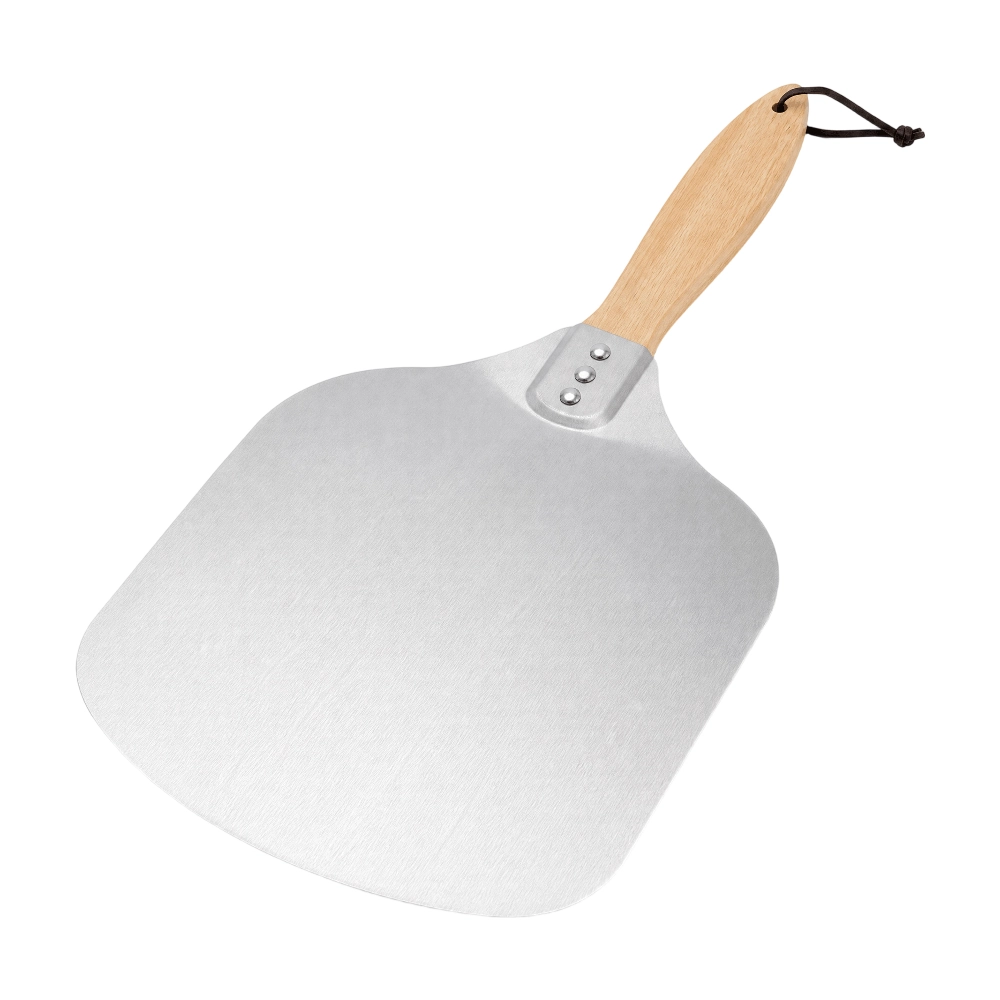 Foldable Stainless Steel Pizza Peel with Oak Handle - Image 2