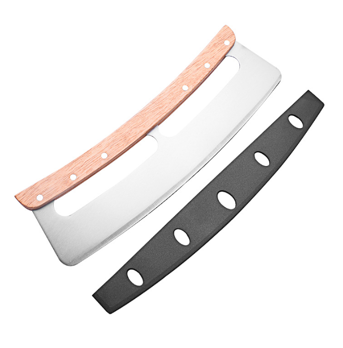 Single / Double-Handle Pizza Rocker Knife - Image 3